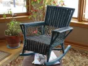 wicker chair