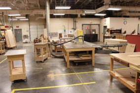 Modern Wood Shop facilities at TSCI