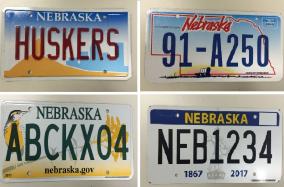 Historical Nebraska license plates