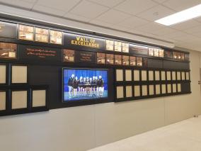 Fort Calhoun wall of excellence plaques