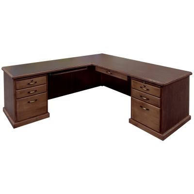 desk with left return