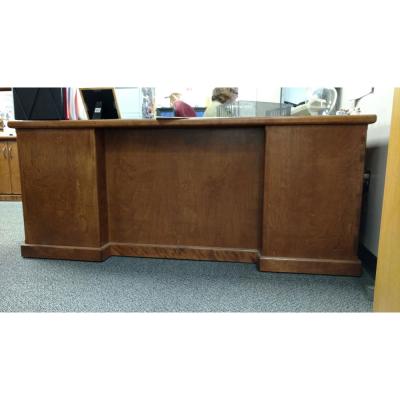 front view of a desk