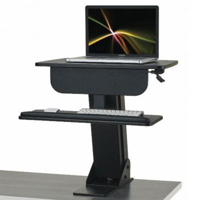 Kic sit-stand with single monitor