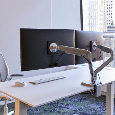 dual monitor arm