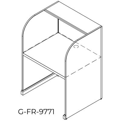 study carrel dimensions