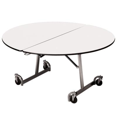 fold able round table with casters