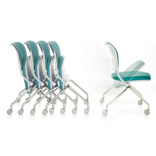 Navigator chairs nested together