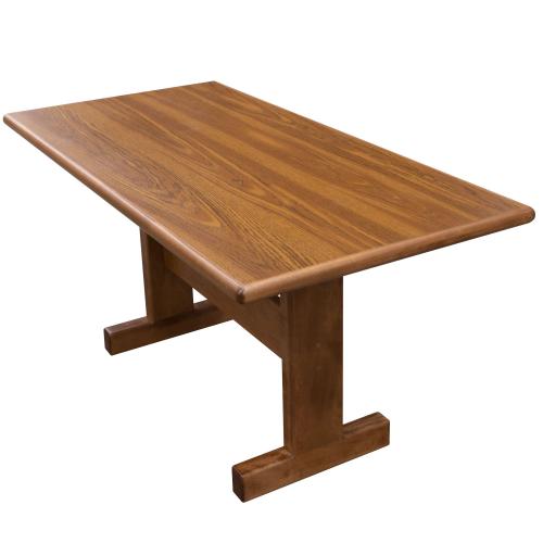 rectangular conference table for 6, side view